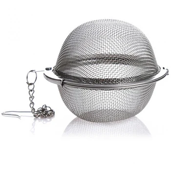 

S/M/L Cooking Seasoning Filter Stainless Steel Tea Ball Mesh Tea Infuser Strainers Kitchen Tools & Gadgets TB Sale
