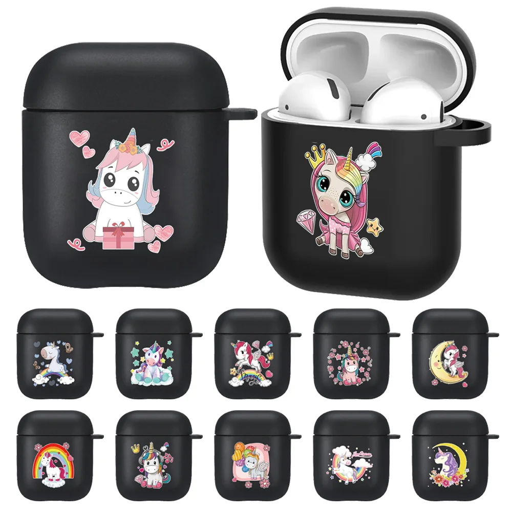 

Earphone Case for AirPod 1/2 Case Silicone Charging Headphones Case for Air Pods Case Cute Cartoon Pattern Protective Soft Cover