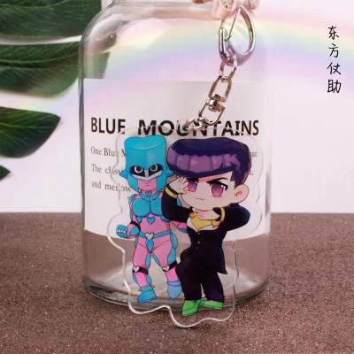 Необычный акриловый брелок в стиле аниме Jotaro Joseph Joestar Бруно букциарати, кулон для мужчин и женщин, брелки llaveros