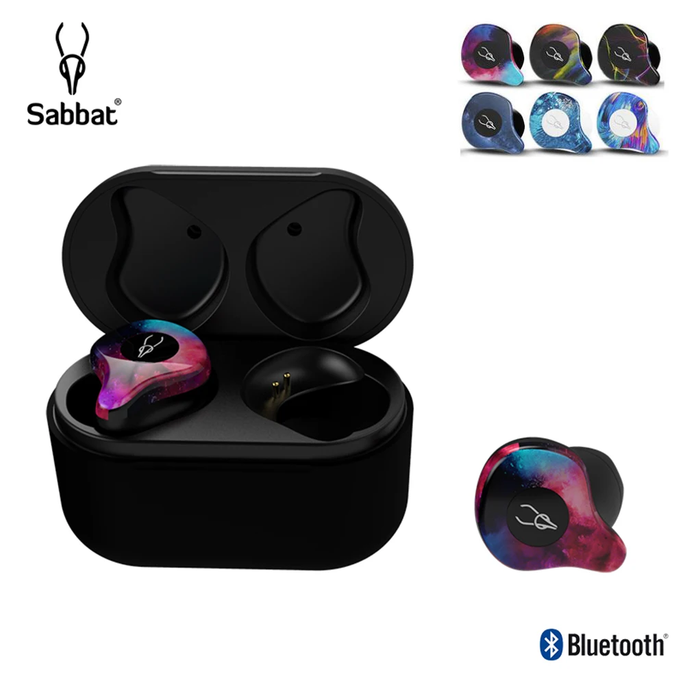 

Sabbat TWS Bluetooth 5.0 Earphones IPX5 Waterproof Handfree Headsets Noise Reduction Wireless Earbuds For All Smartphone