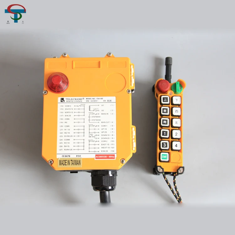 

F24-10S industrial crane radio remote control rc transmitter receiver