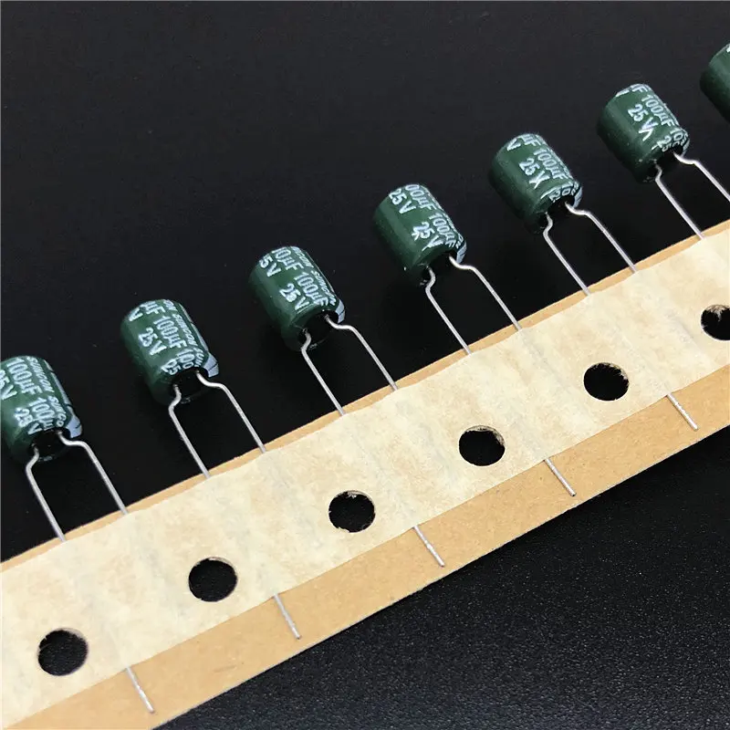 20Pcs/100Pcs 100uF 25V SUNCON SZ Series 6.3x7mm Wide Temperature Range 25V100uF Aluminum Electrolytic Capacitor | Электронные