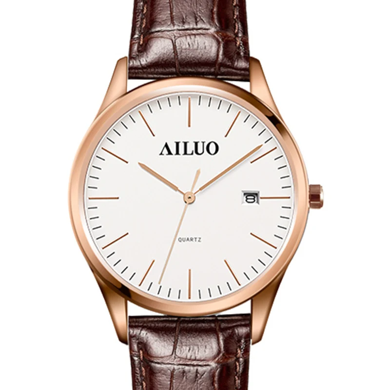 Французские Роскошные Брендовые Часы AILUO для пары Кварцевые женские наручные