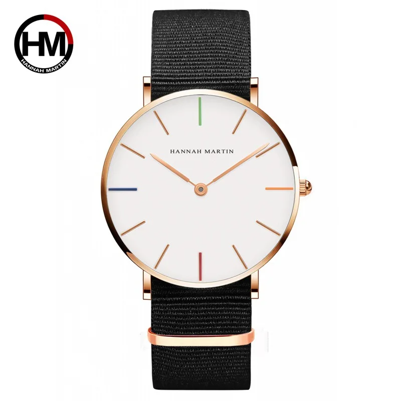 

Hannah Martin/Hannah Martin 3690 New Style Students Waterproof Leather Watch Strap Casual Trend Quartz Watch