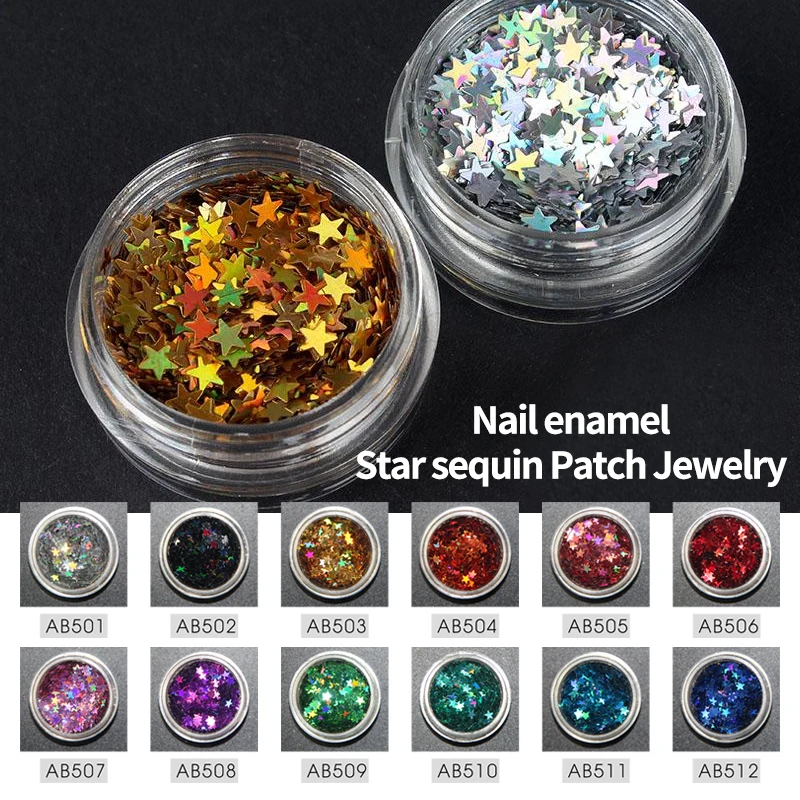Heart Butterfly Nail Art Glitter Sequins Flakes Mix Round Star Mermaid Sparkly Paillettes Manicure Decor Tips Gel Polish Design | Красота и