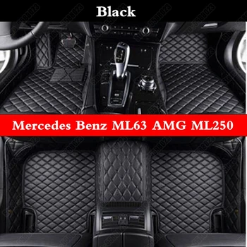 

Custom All Weather Car Floor Mats Leather Automotive Carpet Cover for Mercedes Benz ML63 AMG ML250 ML320 ML350 ML400 ML500 ML550