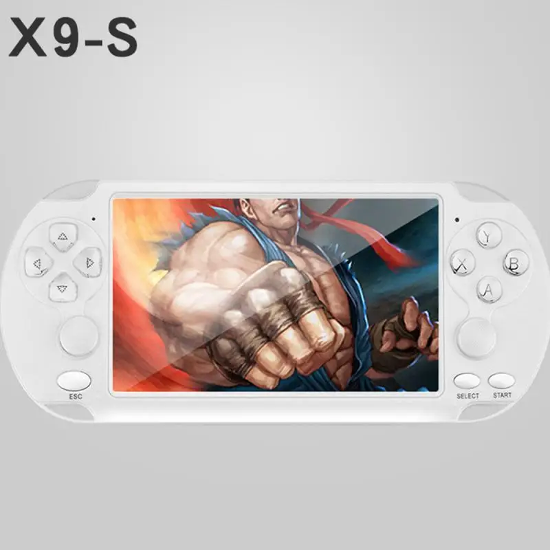 X9-S 8GB Портативный для psp Игровые консоли плеер встроенный 10000 игры 5,1 ''портативный многоцелевой плеер Поддержка TF карты