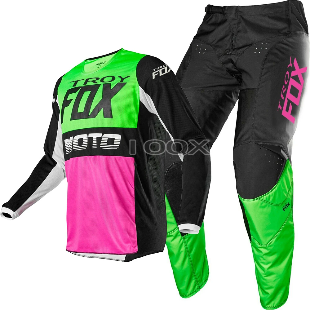 Fox Racing 180 Fyce Jersey/Pants Set S/28-MUL 
