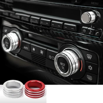 

For BMW 3 Series E90 320i 325i E92 2005-2012 Interior Modification Air Conditioning Volume Knob Decorative Ring