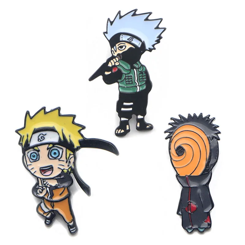 P3229 Dongmanli Uzumaki Naruto металлические эмалированные булавки и броши для женщин и мужчин нагрудные булавки рюкзак сумки шляпа значок подарки