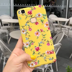 Silicone TPU Soft Phone Back Case Cover - Slim and Durable Design for Huawei P9 Lite (Chocolate)