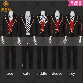

New! Twisted Wonderland Riddle Deuce Cater Ace Trey HEARTSLABYUL School Uniforms Cosplay Costume Outfit Costume Made H