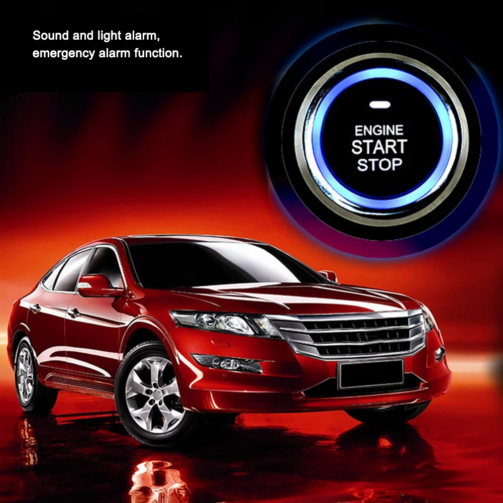 

New Smart Car Engine Push Start Stop Button RFID Lock Ignition Keyless Entry System Auto Start Stop Immobilizer