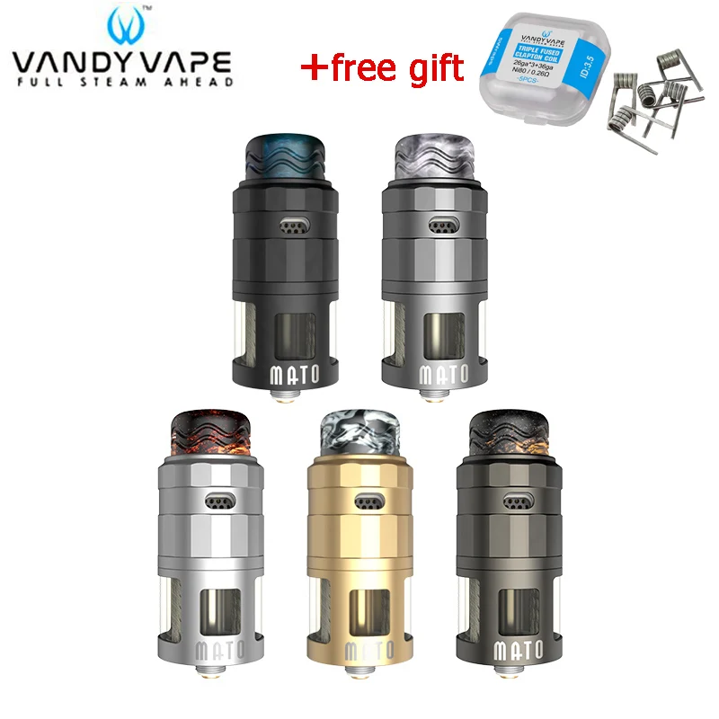 Vandy Vape MATO RDTA Tank 5 мл атомайзер прочный материал PSU с тройной сплавленной катушкой