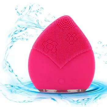 

USB Charging Waterproof Facial Deep Cleansing Instrument Face Massage Silicone Wash Brush Massager T4MB