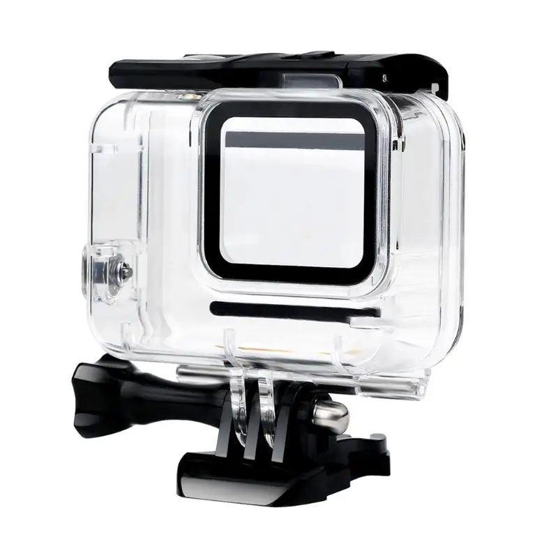 

Protective Housing Case Waterproof Shell Cover Bracket Thumbscrew Replacement Diving Snorkeling Underwater for Gopro Hero 7 Silv