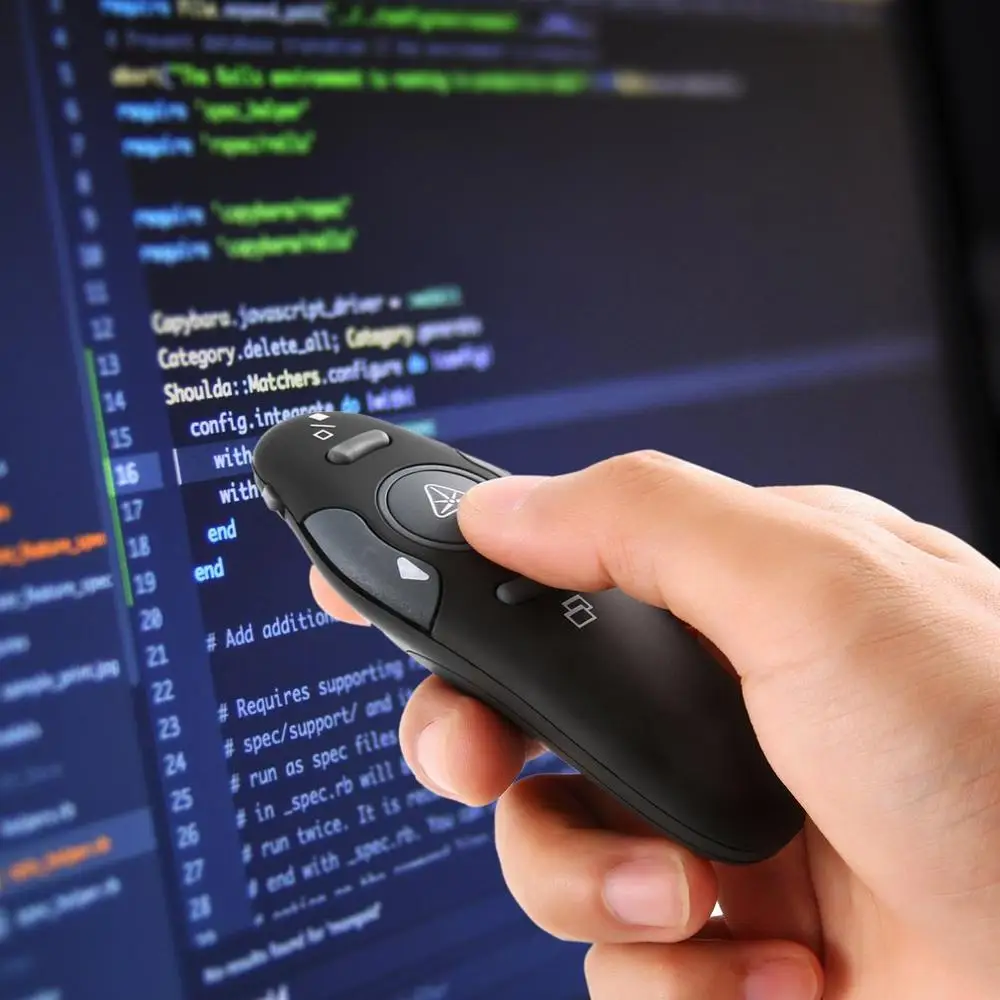 Presenter with ppt pointer Remote Control PPT Powerpoint Presentation Remote wireless presenter on power pointer
