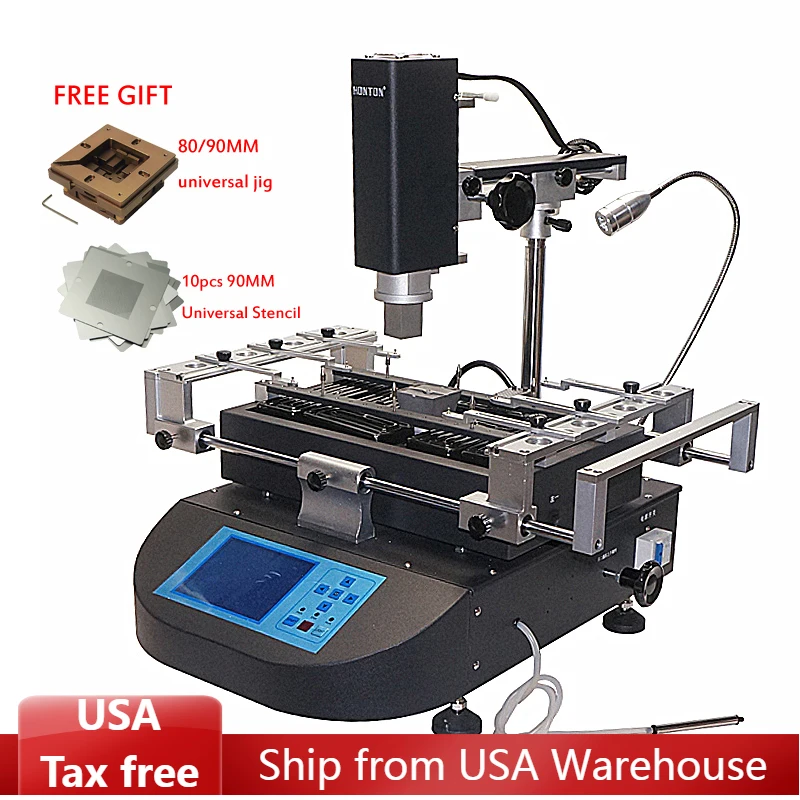 HONTON R490 Hot Air BGA Rework Station 3 Heating Zones Soldering Welding Machine 220V 110V for Optional HT-R490 USA Tax Free | Инструменты