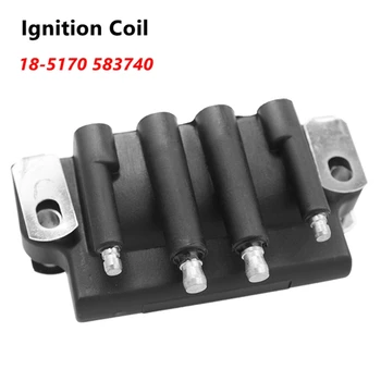

New Dual Plug Wire Ignition Coil Fit For Johnson Evinrude OMC 583740 0583740 18-5170