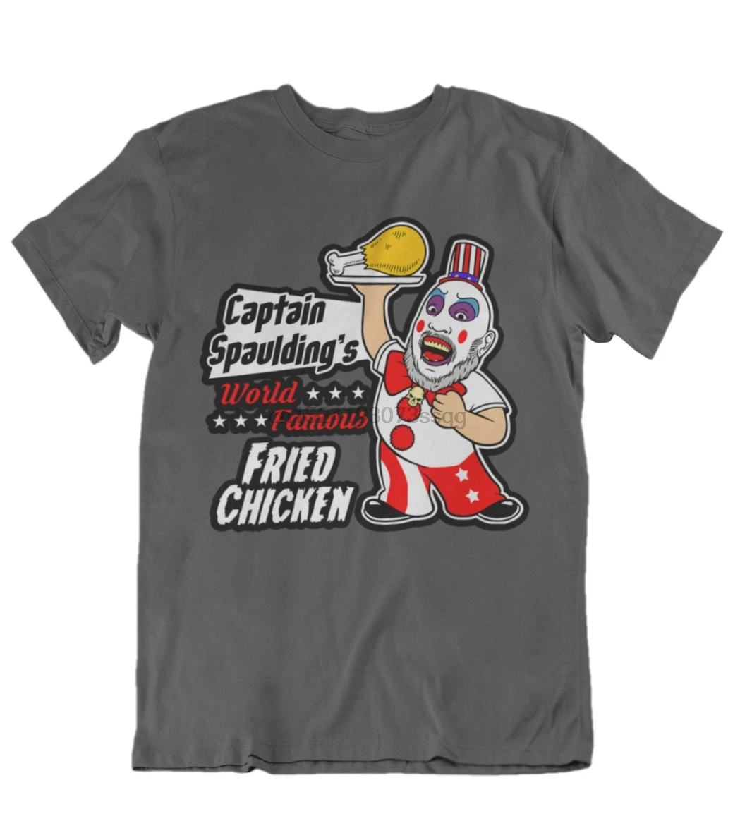 captain Spaulding sci fi Film Movie Halloween Horror Chinese 90S T Shirt |