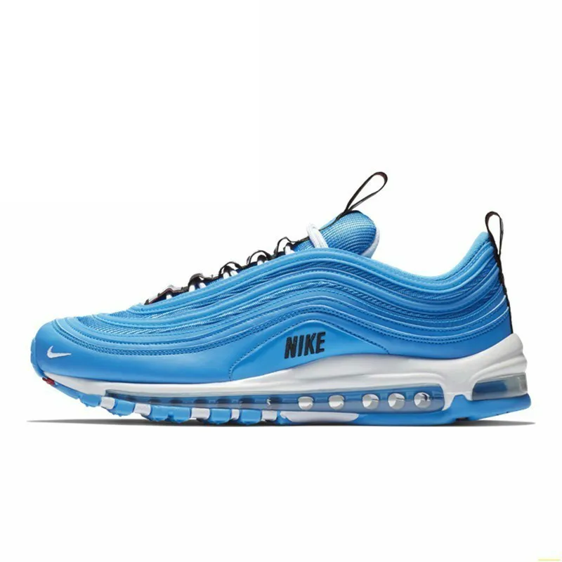 312834-401 Оригинальные подлинные мужские кроссовки для бега Nike Air Max 97 LX, модная спортивная обувь для улицы, дышащая удобная Новинка - Цвет: 312834-401