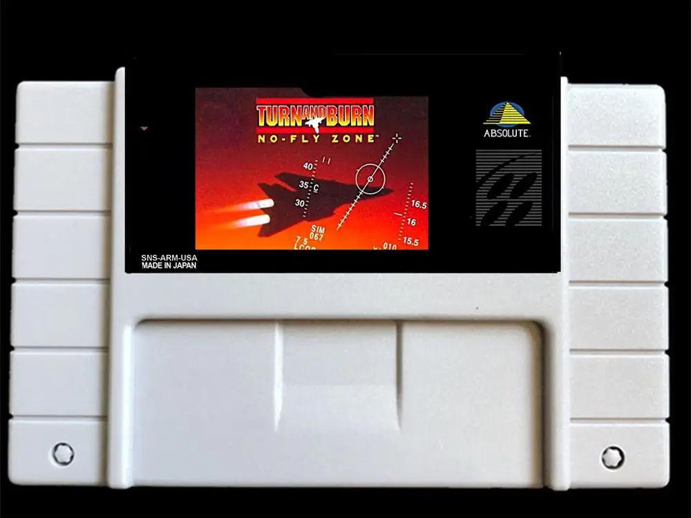turn and burn USA- NTSC version 46 pins games card for Retro Video games Console