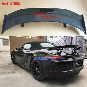 شراء الكربون الألياف الخلفية G-t الجناح الخلفي المفسد الجذع المفسد مناسبة لبورشه 718 987 997 998 981 911 2016-2018 المسار سيارة التصميم