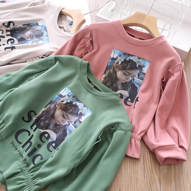 

Autumn 2019 Girls Letter T Shirt Children's Clothing Wholesale
