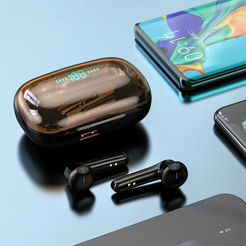 Новые Bluetooth 5 0 наушники TWS беспроводные Touch Contro водонепроницаемая Спортивная