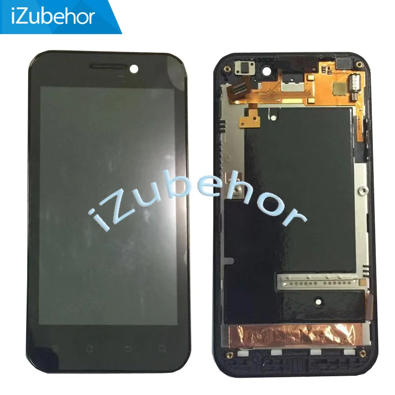 

4.0" 100% Warranty Black / White lcd with frame For Huawei Honor U8860 LCD display with touch screen sensor digitizer assembly