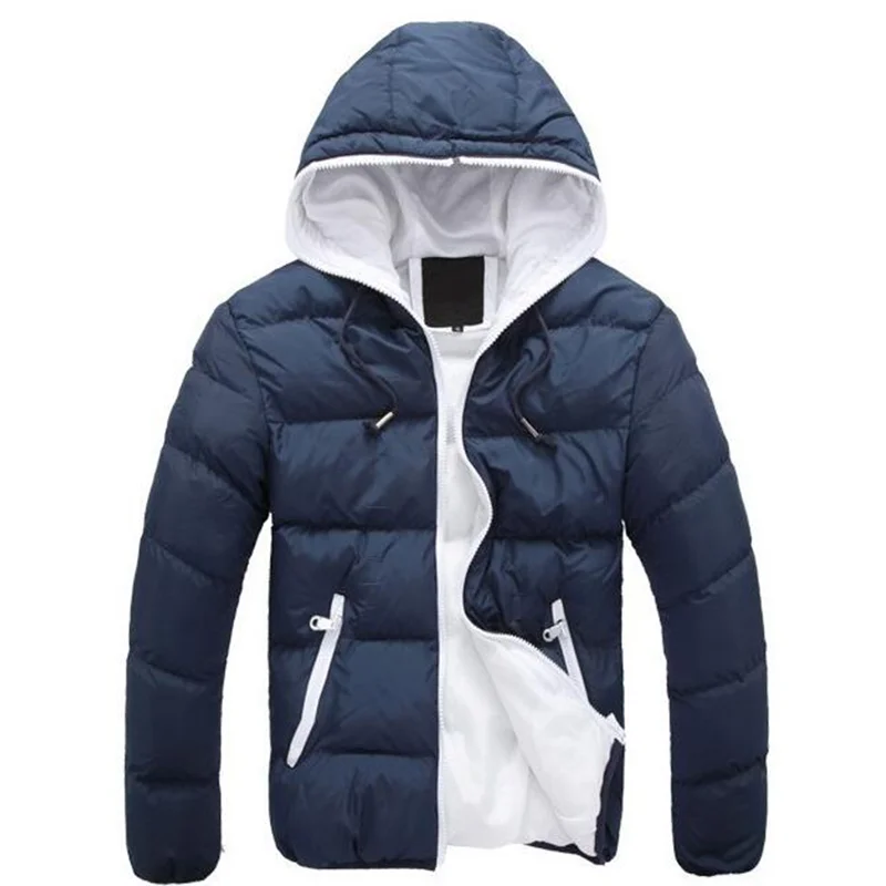Зимняя куртка мужская Толстая длинная Мужская парка верхняя одежда с капюшоном тонкое теплое пальто пуховик с хлопковой подкладкой зимняя одежда горячая Распродажа M-4xl