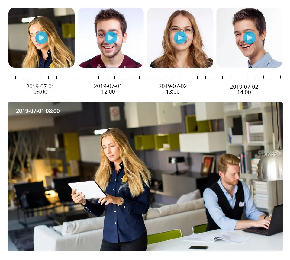 Face Recognition NVR 8 CH P2P IP Video Recorder Supports H.265 Onvif 1HDMI+1VGA Smart Video Analysis 5.0M camera POE NVR
