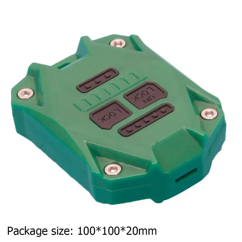 Сменный чехол для ключей с достаточным сроком службы и прочностью, чехол для ключей с дистанционным управлением для Jeep Wrangler JK 2007 - Цвет: Зеленый
