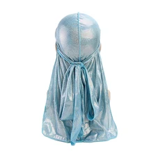 Шелковистая шапка-тюрбан, головной убор, аксессуары для одежды, бандана, головной убор, Пляжная шапка, лохмотья, с длинными хвостами, перламутровый блеск