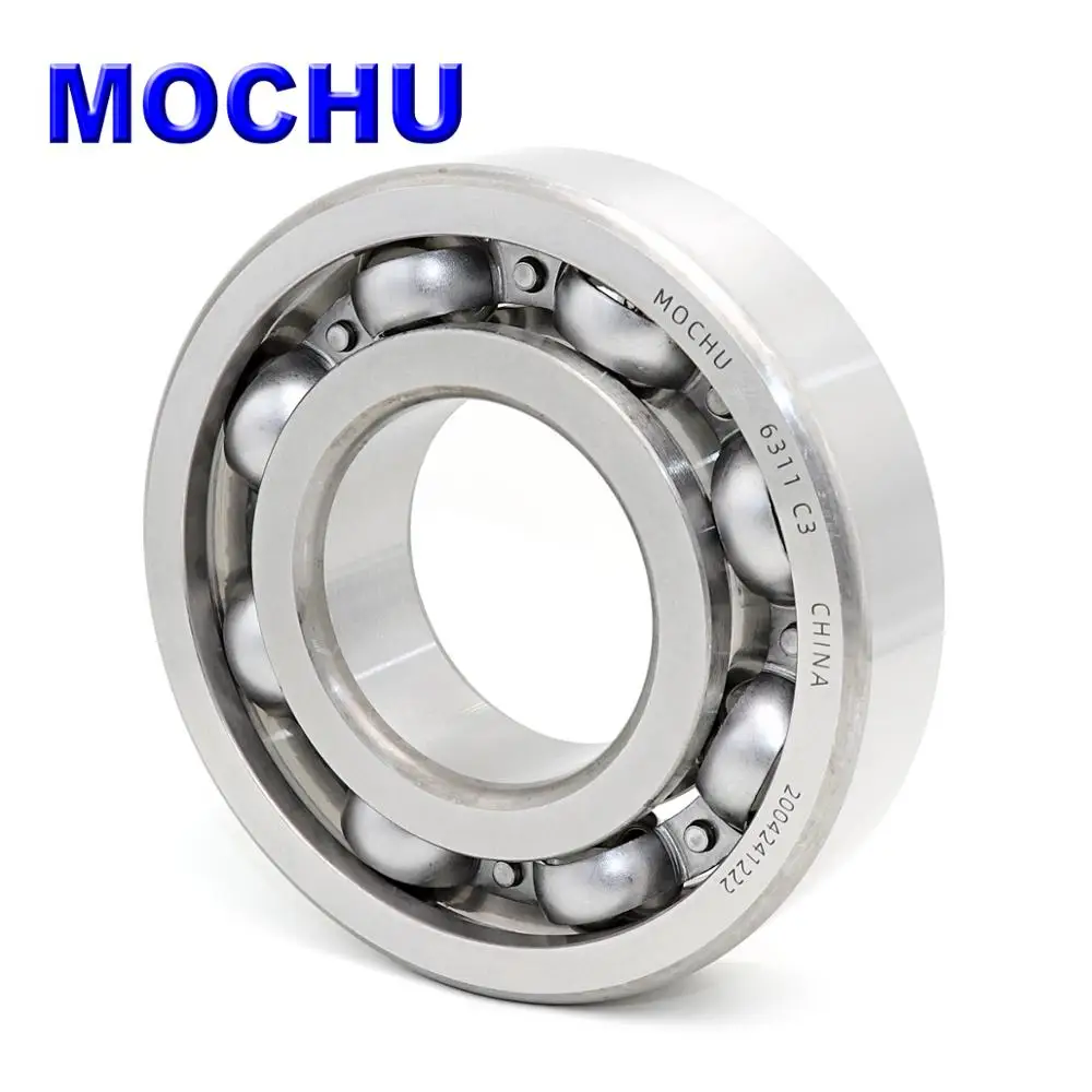 MOCHU 6311 C3 P5 55X120X29 подшипник ABEC 5 открытый Однорядный шарикоподшипник с глубоким