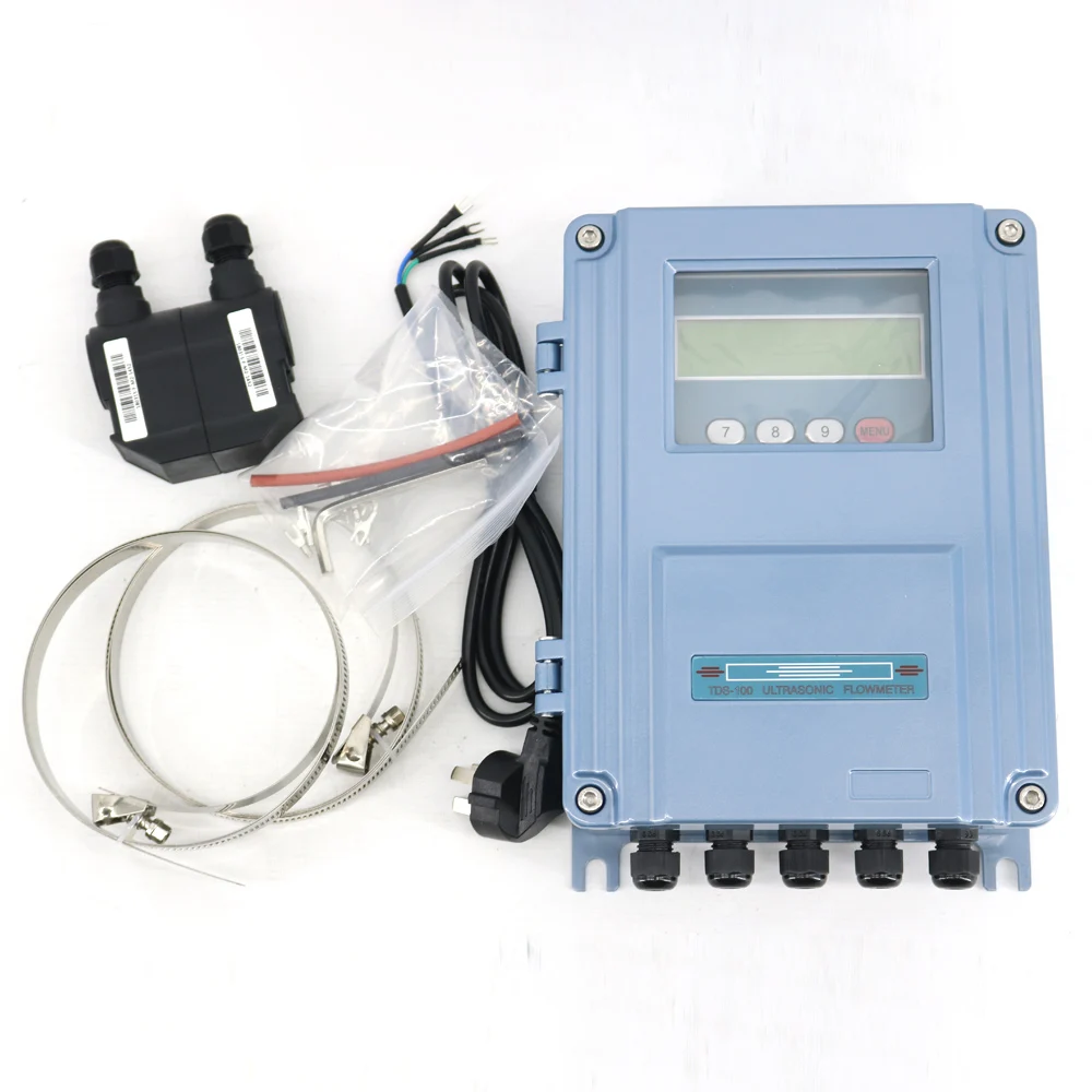 

Fixed Ultrasonic Flow Meter TDS-100F with M2 Transducer DN50-700mm or S1 Sendor DN15-100mm Wall-Mount the Clip-on Flowmeter