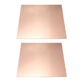 

2 Piece Copper Sheet 0.5mm/1mm 100MMx100MM