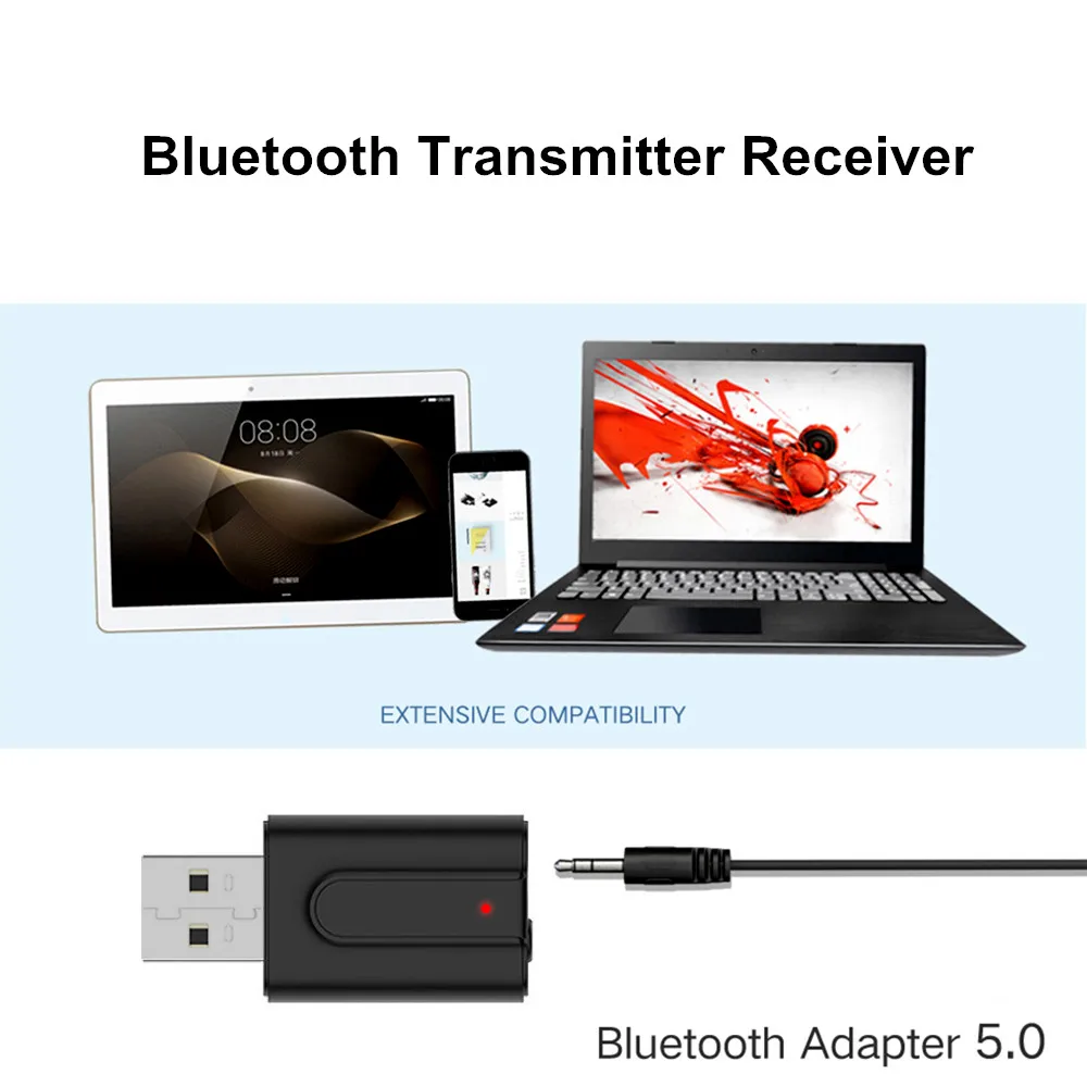 2 в 1 Bluetooth приемник передатчик Aptx автомобильный аудио 5,0 беспроводной адаптер MP3 музыка 3,5 мм AUX USB для ПК ТВ динамик наушники L1