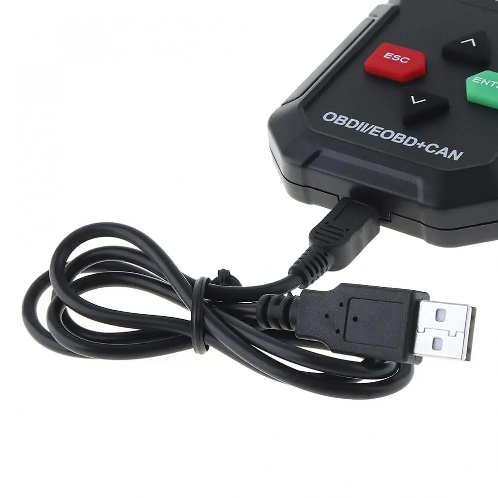 Konnwei KW590 12V OBDII Многоязычная Автоматическая диагностика неисправностей Обнаружение Instrumen с черной тканевой сумкой для 12V бензиновых автомобилей