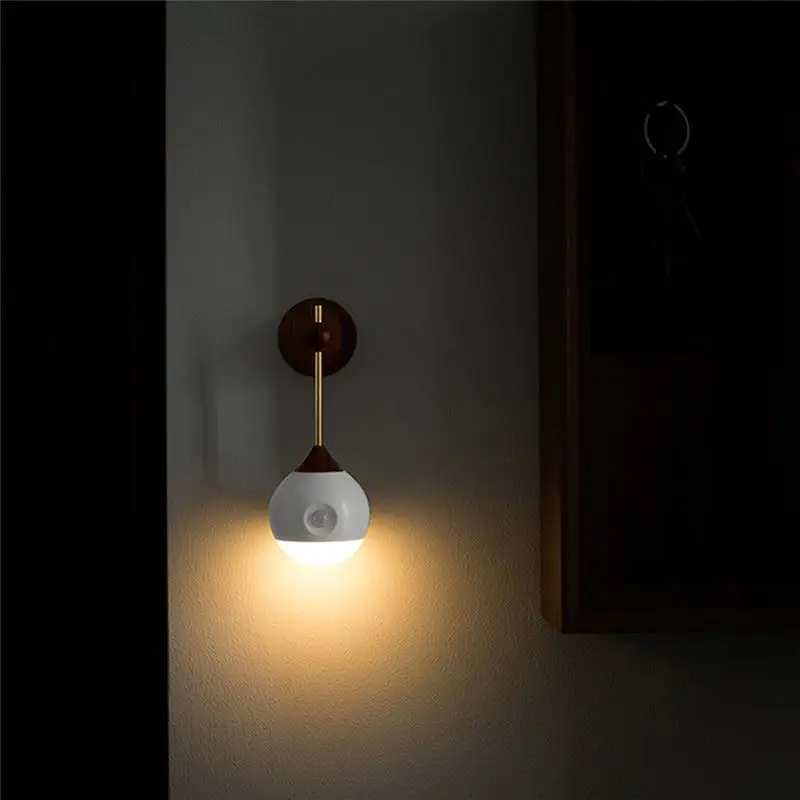  Sothing Sunny Smart Sensor Night Light Infrared Induction USB Charging Removable Night Lamp Smart H - 4000057420214