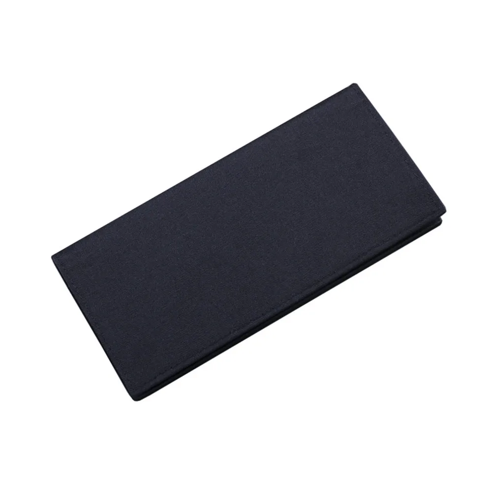 Business Wallet Men Long Purse Canvas Male Wallet And Purse Credit Card Holder Wallet Black/Blue/Gray Slim Wallet Men Winter New