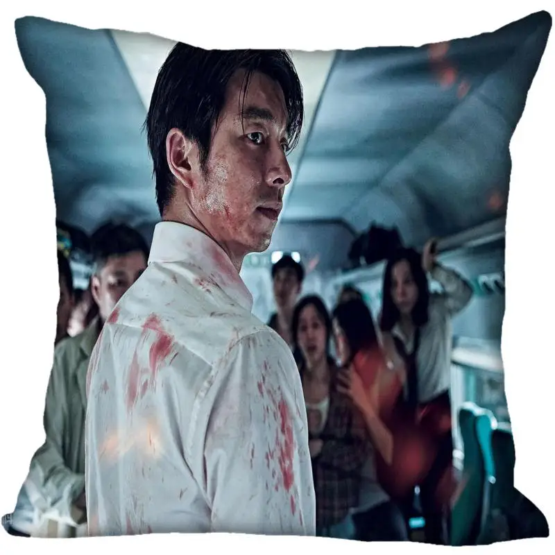 4 Корейский поп Gong Yoo печать квадратные шелковые наволочки атласная Наволочка Две стороны Наволочка на заказ логотип - Цвет: 4