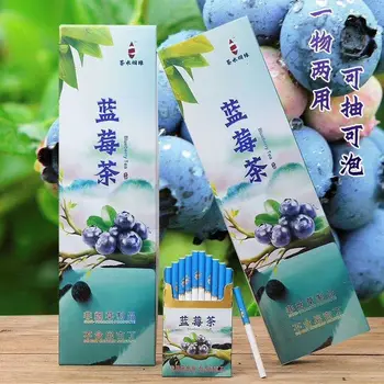 

New Blueberry Cherry Apple Herbal Tea Smoke Healthy Cigarettes No Nicotine Tobacco Fruit Tea