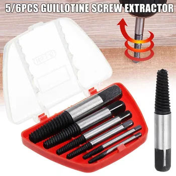 

Screw Extractor Set Easy Out Drill Bits Guide Broken Screws Bolt Remover Fix Broken Screw Pipe CLH@8