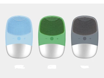

1pc High Quality Facial Cleansing Brush Sonic Vibration Face Cleaner Deep Pore Cleaning Electric Waterproof Massage Soft
