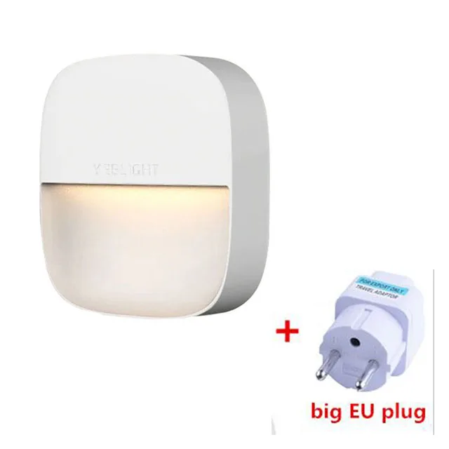 XiaoMi Yeelight умный дом YLYD10YL YLYD09YL светодиодный низкая Мощность потребление технология интеллектуального распознавания энергосберегающие Plug ночной Светильник - Цвет: Square Big EU Plug