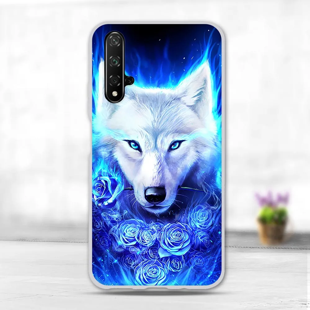 Чехол для телефона huawei Honor 20 20S Pro Nova 5 T, мягкий силиконовый чехол из ТПУ для huawei Honor 20 Pro 20pro, чехол Чехол с изображением животного