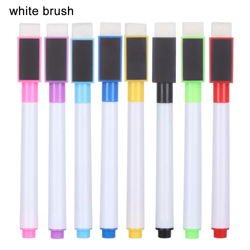 Erasable Markers Магнитный месяц, неделя, Расписание, стираемый календарь, стираемая доска для сообщений, магнитные наклейки на холодильник, программа, белая доска, маркер, ручка - Цвет: Erasable Markers