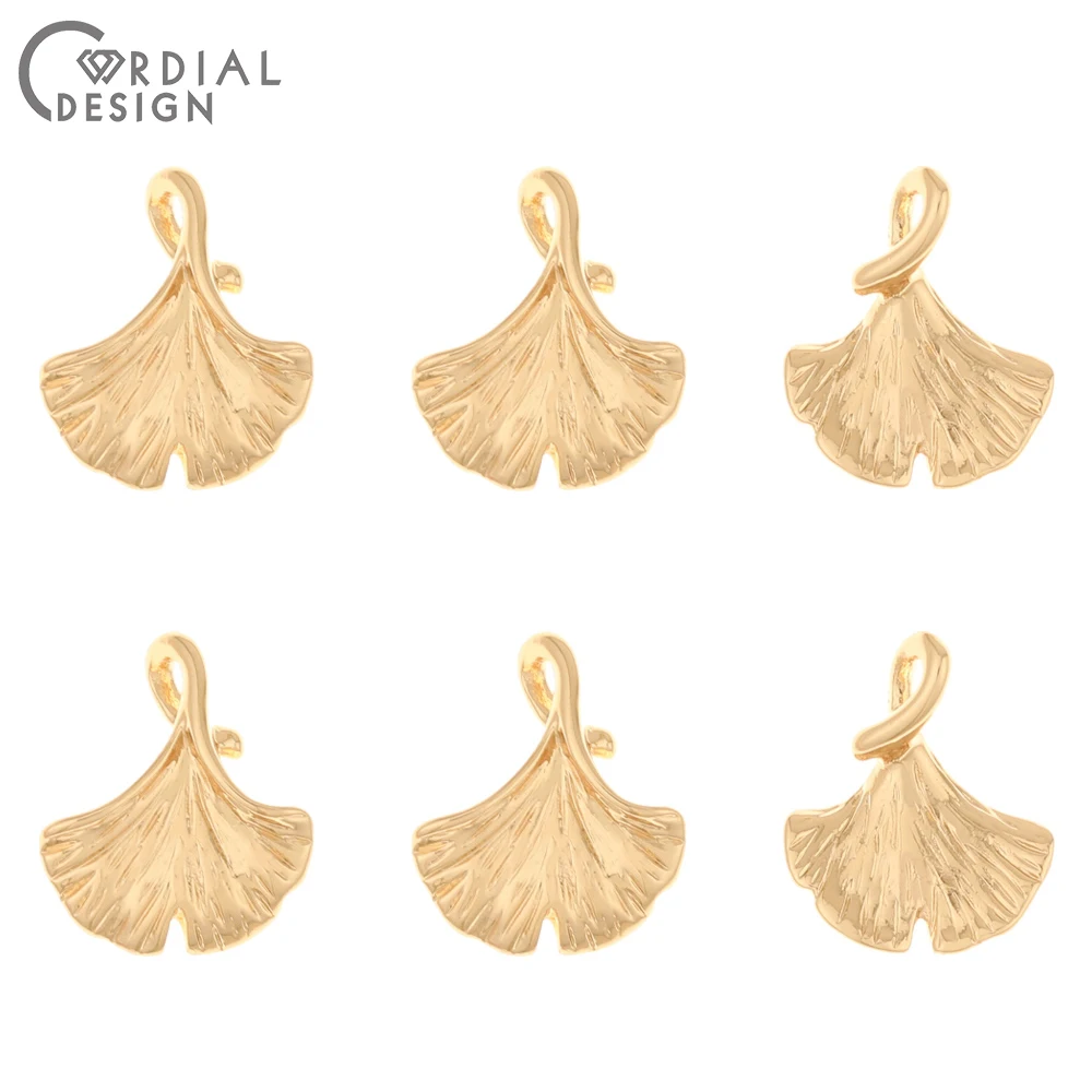 Cordial Design 100Pcs 14*16MM Earrings Pendant/Jewelry Accessories/DIY Making/Leaf Shape/Jewelry Findings & Components/Hand Made - cordial