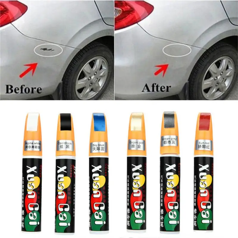 1x Black Car Paint Repair Pen Clear Scratch Remover Touch Up Pen Car Accessories